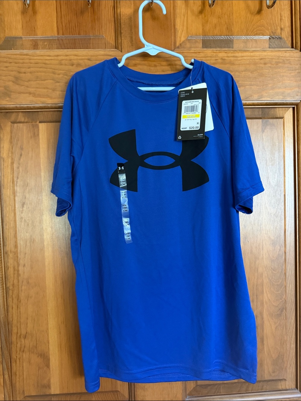 NWT Under Armour Tech Big Logo short sleeve shirt, M